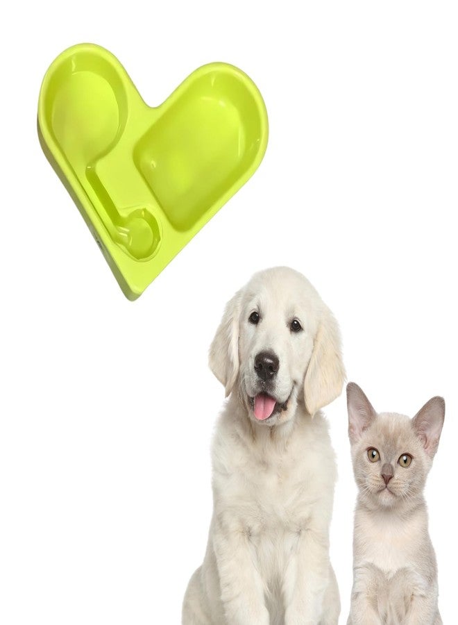 ويستيرن إرا وعاء مزدوج على شكل قلب للحيوانات الأليفة من ويسترن إيرا - وعاء تفاعلي لتغذية الحيوانات الأليفة، يعزز الأكل الصحي، ويحفز العقل، مصمم خصيصًا للأكل الصحي، تصميم ممتع للقطط والكلاب، مثالي لجميع أحجام الحيوانات الأليفة - Image 1